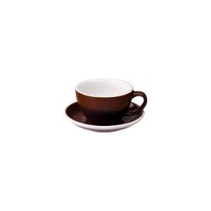 Loveramics Egg – Cafe Latte 300 ml Cup and Saucer – Brown