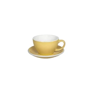 Loveramics Egg – Cafe Latte 300 ml Cup and Saucer – Butter Cup