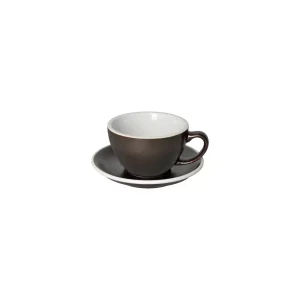 Loveramics Egg – Cafe Latte 300 ml Cup and Saucer – Gunpowder