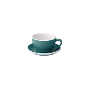 Loveramics Egg – Cafe Latte 300 ml Cup and Saucer – Teal