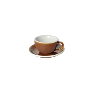 Loveramics Egg – Cappuccino 200 ml Cup and Saucer – Caramel