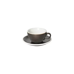 Loveramics Egg – Cappuccino 200 ml Cup and Saucer – Gunpowder