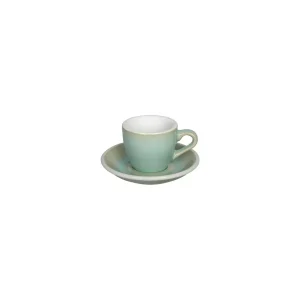Loveramics Egg – Espresso 80 ml Cup and Saucer – Basil