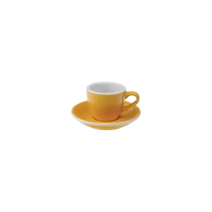 Loveramics Egg – Espresso 80 ml Cup and Saucer – Yellow