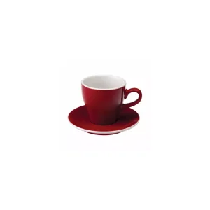Loveramics Tulip – Cup and saucer – Cafe Latte 280 ml – Red