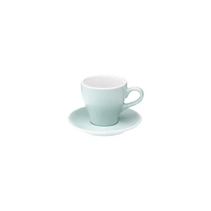 Loveramics Tulip – Cup and saucer – Cafe Latte 280 ml – River Blue