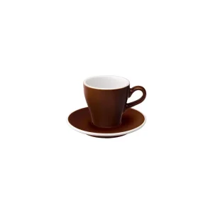 Loveramics Tulip – Cup and sauecr – Cappuccino 180 ml – Brown