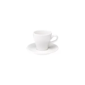 Loveramics Tulip – Cup and sauecr – Cappuccino 180 ml – White