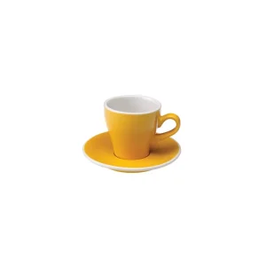 Loveramics Tulip – Cup and sauecr – Cappuccino 180 ml – Yellow