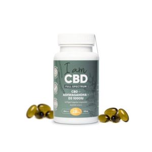 Full Spectrum CBD kapsle1500 mg,D3, Ashwagandha I am CBD 60ks