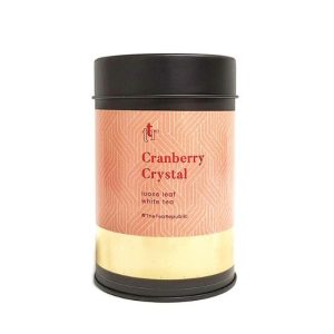 Sypaný čaj Cranberry Crystal v dóze The Tea Republic 75g
