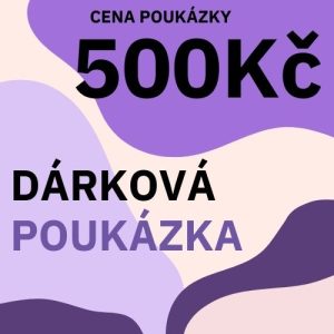 Dárková poukázka na nákup v eshopu Biorůže v hodnotě 500kč