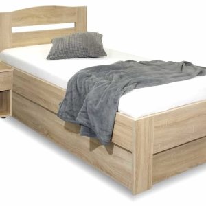 Postel jednolůžko s úložným prostorem Maria, 80×200, 90×200