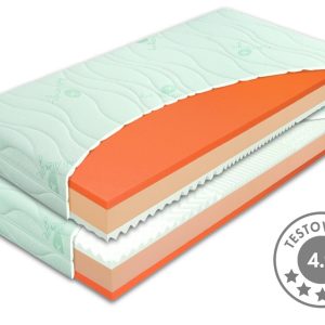 Tvrdší zdravotní matrace BROOKLYN HARD 1+1 Zdarma, 20cm, 130kg, líná pěna