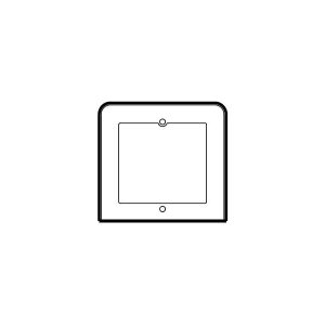 MD71 – zápustná inst. krabička, 1 modul, MODY