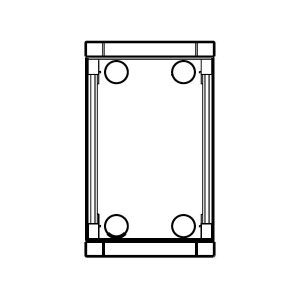 MD72 – zápustná inst. krabička, 2 moduly, MODY