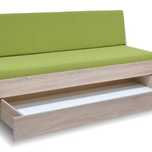 Rozkládací postel MINDES 80, dub sonoma