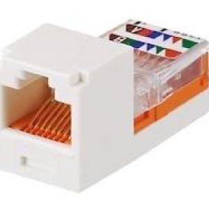 MINI-COM C5e – bílá – samořezný Mini-Jack, CJ588AWY