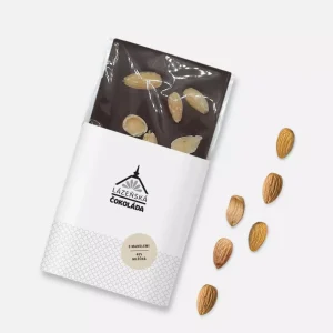 Mléčná čokoláda 40% s mandlemi