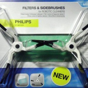 Motorový filtr a 4x metličky pro robotický vysavač Philips FC 9910/01 – Menalux MRK05