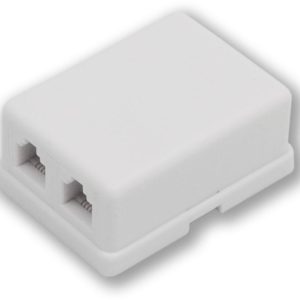 MP-120 TLF T6P4 – 2 P, telefonní zásuvka, povrchová