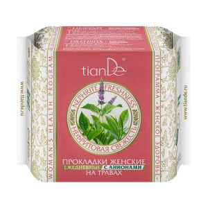 Dámské bylinné slipové vložky s anionty TianDe 20 ks