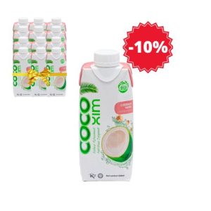 XL balení – Kokosová voda lotosový květ COCOXIM 12×330 ml