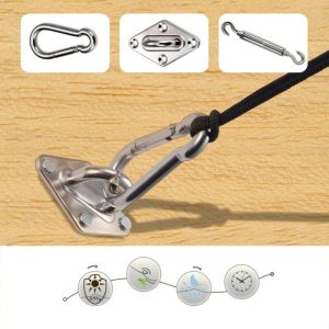 Montážní sada solární plachty pro trojúhelníkovou solární plachtu