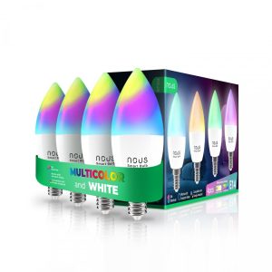 NOUS P4 WiFi Tuya RGB E14 (4ks)