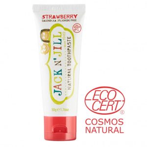 Přírodní zubní pasta JAHODA Jack N‘ Jill 50g