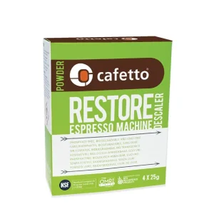 Cafetto Restore Descaler odvápňovač 4×25 g