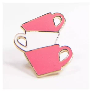 Edo odznak růžové šálky