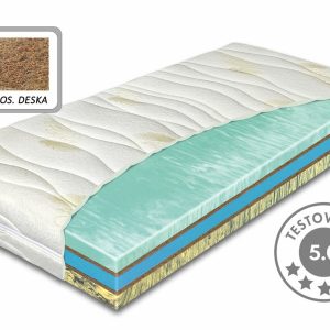 Tvrdší zdravotní matrace BIOTHERM XXL, 25cm, 160kg, 2x kokos, studená pěna