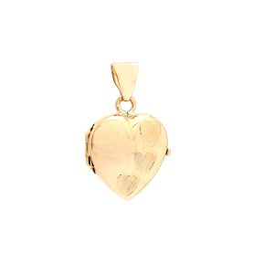 Zlatý otevírací přívěsek SRDCE