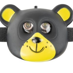 OXE LED čelová svítilna, černý medvěd