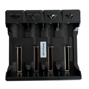 OXE nabíječka baterií 18650 / 26650 / 21700 / 16340 / 14500 / 10440, 4 porty