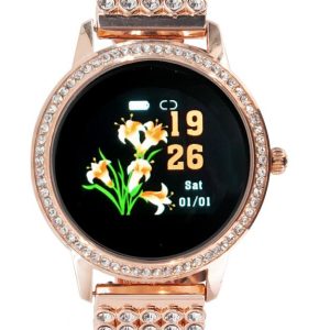 OXE Smart Watch Stone LW20 – chytré hodinky, Rose Gold