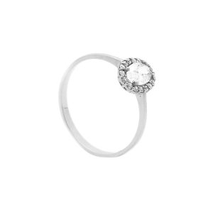 Zlatý prsten ANISA white