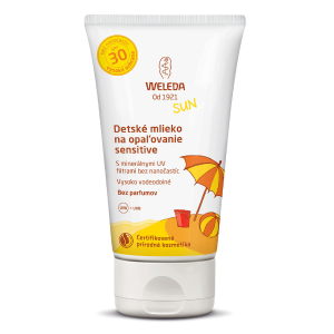 Dětské mléko na opalování SPF 30 Sensitive Weleda 150 ml