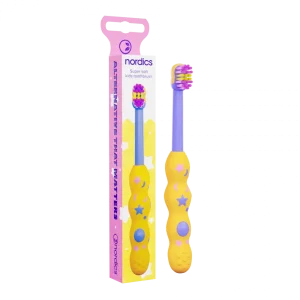 Dětský zubní kartáček z recyklovatelného bioplastu Nordics 1ks