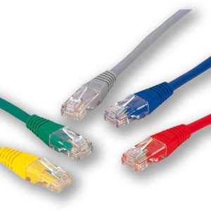 PC-201 C5E UTP/1M – černá – propojovací (patch) kabel