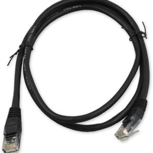 PC-601 C6 UTP/1M – černá – propojovací (patch) kabel