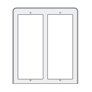 PL84 – stříška proti dešti 2x2moduly, Profilo