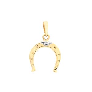 Přívěsek PODKOVA z kombinovaného zlata