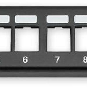 PP-109 12P empty – 10″ patch panel 1U, 12 pozic, neosazený