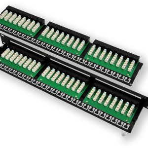 PP-126 48P/C5E – 19″ patch panel 1U, 48 portů C5E