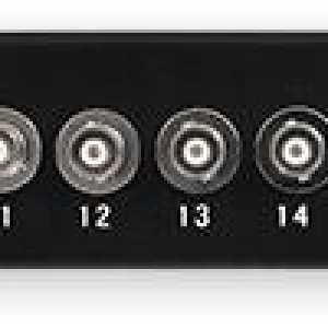 PP-144 24P/BNC – černá – 19″ patch panel 1U, 24 portů BNC