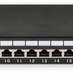 PP-160 24P/C6/S – 19″ patch panel 1U, 24 portů C6 stíněný