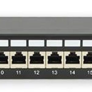 PP-170 24P/C6A – 19″ patch panel 1U, 24 portů C6A