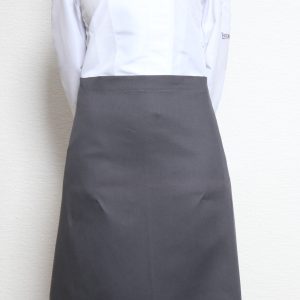 Kuchařská zástěra nízká Profikuchař 100% bavlna – šedá